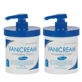 Unbranded Vanicream Moisturizing Skin Cream with PUMP 16 oz ( 2 pack )