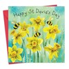 Twizler St David's Day Card - Daffodils - Dydd Gŵyl