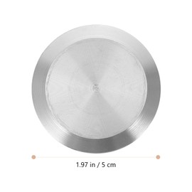 Fitting Cap, 304 Stainless Steel End Cap Fitting Clamp End Caps, Tri Clamp Clover Ferrule Flange for Wine Beverage (2pcs, 2inch)