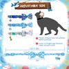 PUPTECK Cat Collar with Bell Breakaway 3 Packs, Kitten Collar