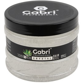 Gabri Professional Hair Gel Crystal 500 ml, Firm Hold Hair Styling Gels, High Gloss, Anti-Frizz Effect, Edge Control, For All Hair Types