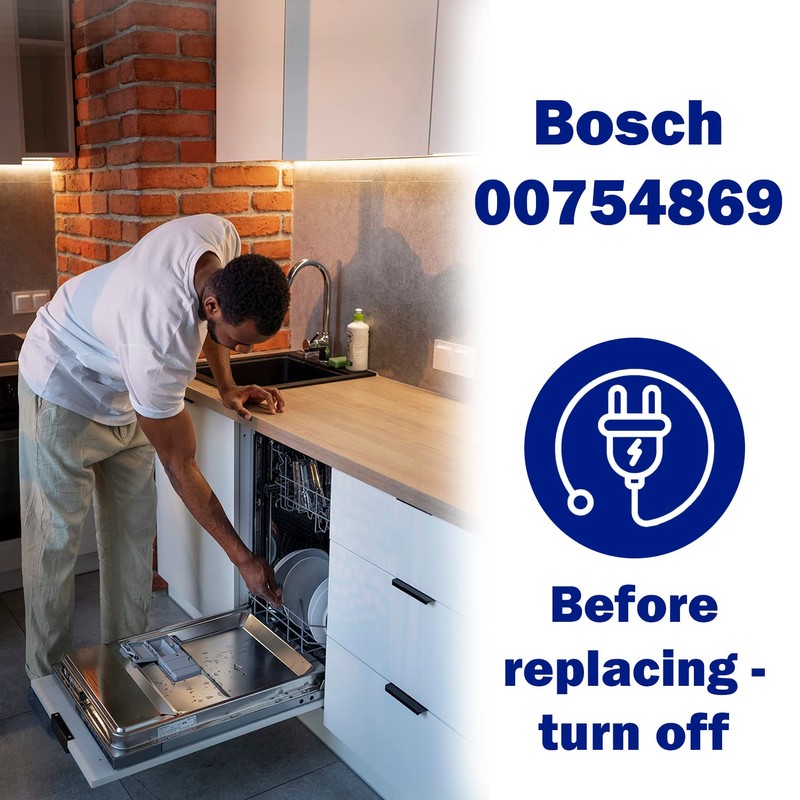 Monteral Hinges and Spring Set for Dishwasher in Black Suitable