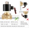 Baomain Pneumatic 1/2 Inch Normally Open 2 Way Brass Electric