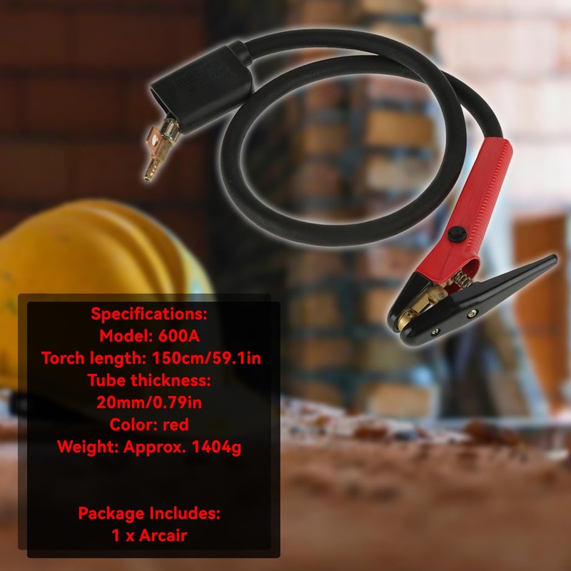 Hapivida Carbon Arc Gouging Torch, Heavy Duty 600A Arcair Welding