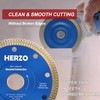 HERZO Set of 3 Diamond Cutting Discs 115 mm Extra