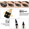 MisFun Pack of 2 Matte Quick-Drying Eyeliner Waterproof, Waterproof Gel