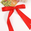 Ayesha Ayesha Red Hair Bows Clips Red Satin Ribbon Bows