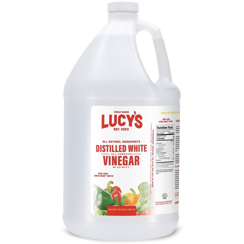 Lucy's Family Owned - Natural Distilled White Vinegar, 1 Gallon