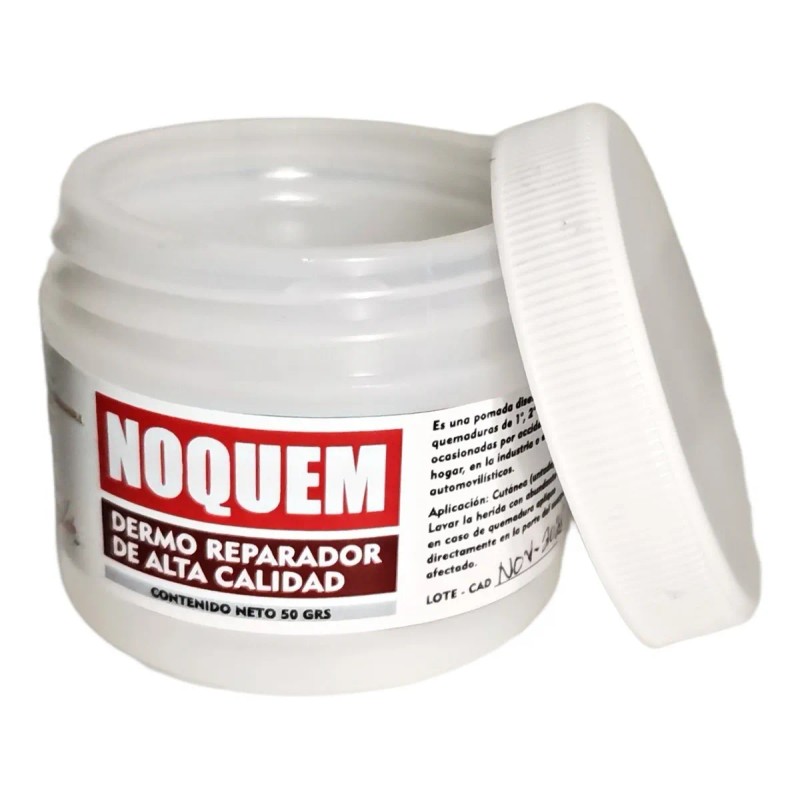 Noquem Pomada Cicatrizante De Quemaduras Y Heridas Expuesta