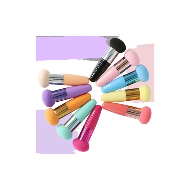 Esponja Facial Para Maquillaje Brocha Profesional Mango F