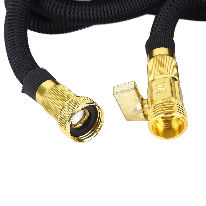 Expandable Garden Hose with Sprayer 49.2ft TPE Automatically Retractable Flexible