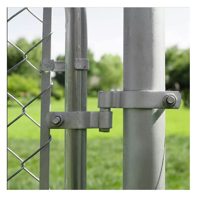 Dailydanny 2 Pack Chain Link Fence Frame Gate Post Male