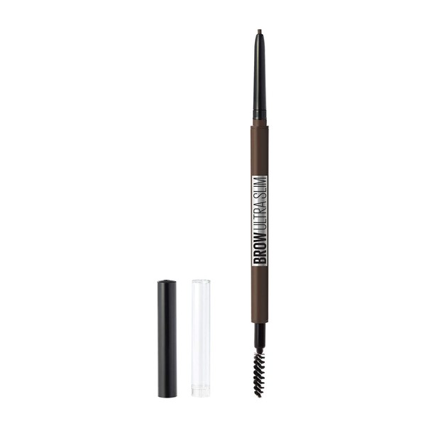 Maybelline New York Brow ultra slim defining eyebrow pencil, 262 Black Brown, 0.003 Ounce