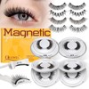 QUEWEL Magnetic-Eyelashes, 3D Natural Look Magnetic Lashes with Applicator No