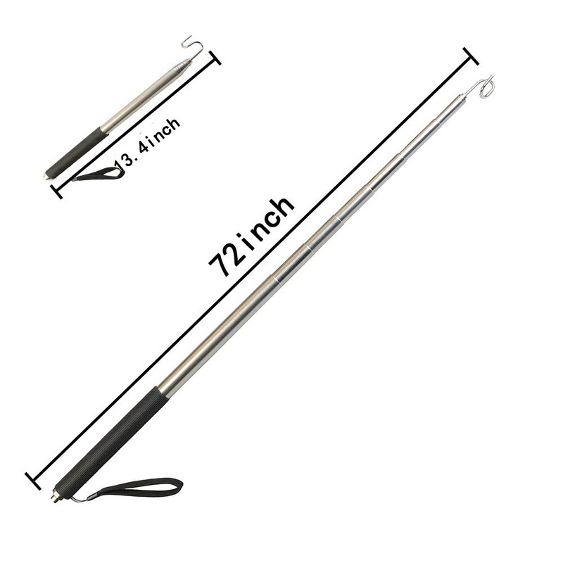 StartFine Pickup Grabber Telescopic Magnetic Pickup Tool with Hook Pick-Up