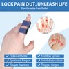 Andecoco 2 PCS Breathable Trigger Finger Splint, Adjustable Finger Brace,