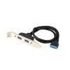 Unbranded PCI 20 Pin Header to 2 Ports USB 3.0