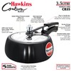 Hawkins 3.5 Litre Contura Black Pressure Cooker, Hard Anodised Inner