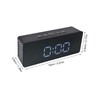 LED Clock Multifunctional USB Powered 3 Lighting Modes Snooze Time
