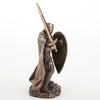 Veronese Design 7 7/8 Inch Knights Templar Crusader Wielding Sword