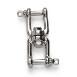 8mm Jaw and Jaw Swivel - A4 (Marine Grade) Stainless - 2 Pack