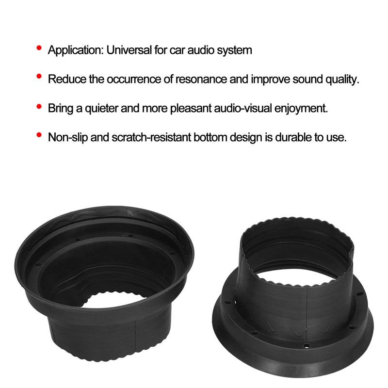 2pcs Audio Loud Speaker Waterproof Cover Mount Adapter Pad Insulation