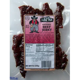 Jerky Hut Bad Bart Peppered Jerky 8oz Jerky Hut