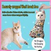 Delllala Cat Wrap for Cutting Nails, Cat Restraint Wrap for