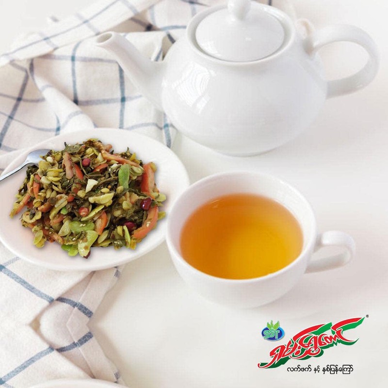Shan Shwe Taung Fermented Tea Paste (Ginger Flavor) Medium Spicy