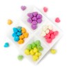 SweetGourmet Heart-Shaped Assorted Fruit Gummy Candy Dusted with Sugar, 1