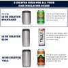 YETI Rambler Colster, Stainless Steel, Can Insulator, Black, 12oz (330ml)