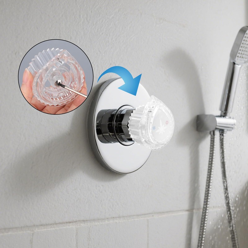 Goktvai Replacement Knob Compatible with Moen 100710 Shower Handle, Shower
