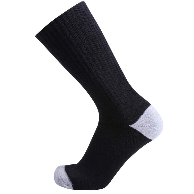 EnerWear 10P Pack Men's Cotton Moisture Wicking Heavy Cushion Crew