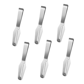 COLLBATH 6Pcs Stainless Steel Peeler and Tweezers Precision Cooking Tweezers for and Hair Removal for Home and Restaurant Use
