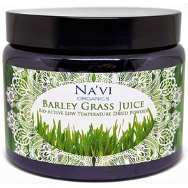 Na'vi Organics Organic Raw Barley Grass Juice Powder - Premium Grade & Organic Certified (250 Grams)