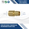 1 Pc. 1'' Pex-A x 1'' Female Sweat Adapter,Brass(1-1F19FSWET)