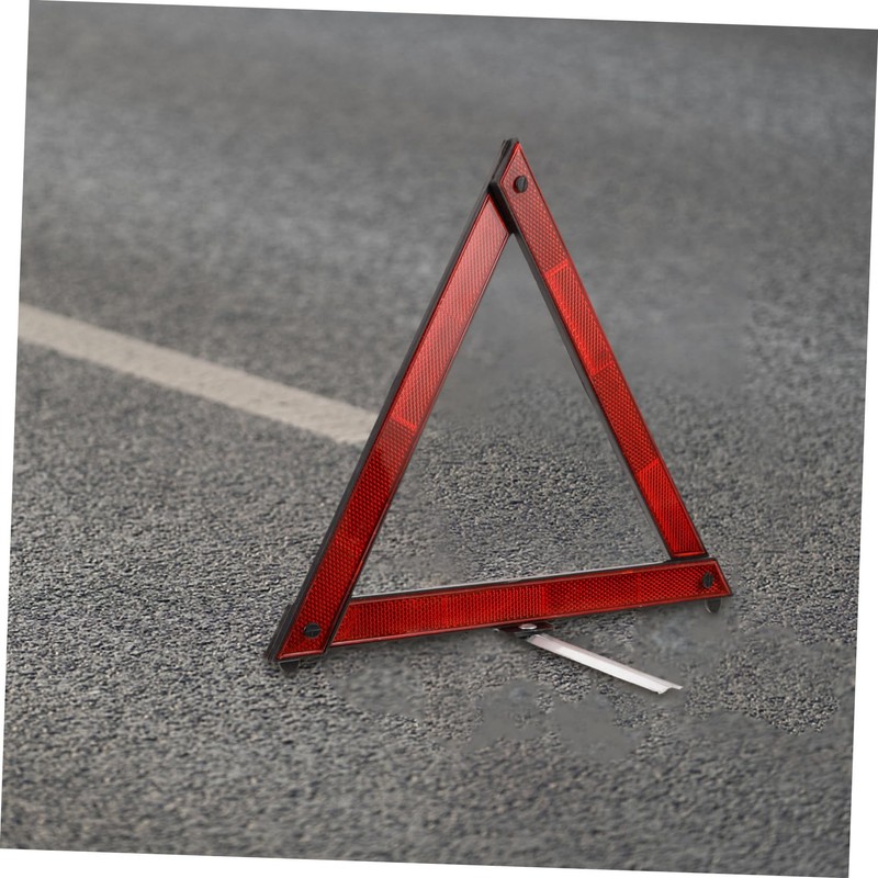 ULTECHNOVO 3pcs Reflective Emergency Triangle Roadside Warning Sign for Vehicles