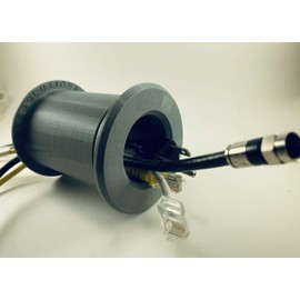 Wall Eye Wall Port 2" ID - 3 5/8" - 6 5/8" Wall Thickness (Gray)