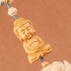 Car Pendant Decorative Hand Carved Lotus Rearview Mirror Hanging Ornament