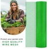 15.7 in x 11 FT Green Chicken Wire mesh,Comes with