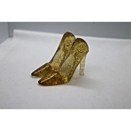 Fred Pumped Up gold sparkley high heels phone stand novelty NIB