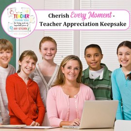 Teacher Gifts – Acrylic Teacher Appreciation Gift for Women Men – Thank You Gift from Students – End of Year or Retirement Keepsake for Classroom or Office Decor