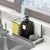 Countertop Dish Soap Holder, Kitchen Sink Caddy Organizer,Sponge Holder for