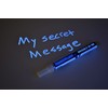 DirectGlow UV Blacklight Invisible Blue Ink Ultraviolet Reactive Marker Secret