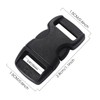 Vin beauty 100 Pack 3/8 Inch Paracord Bracelet Clips Curve