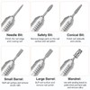 6PCS Nail Drill Replacement Heads with 56 Sand Rings, Universally