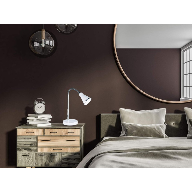 Reality Leuchten Table Lamp LED with Flex Arm and 3.8