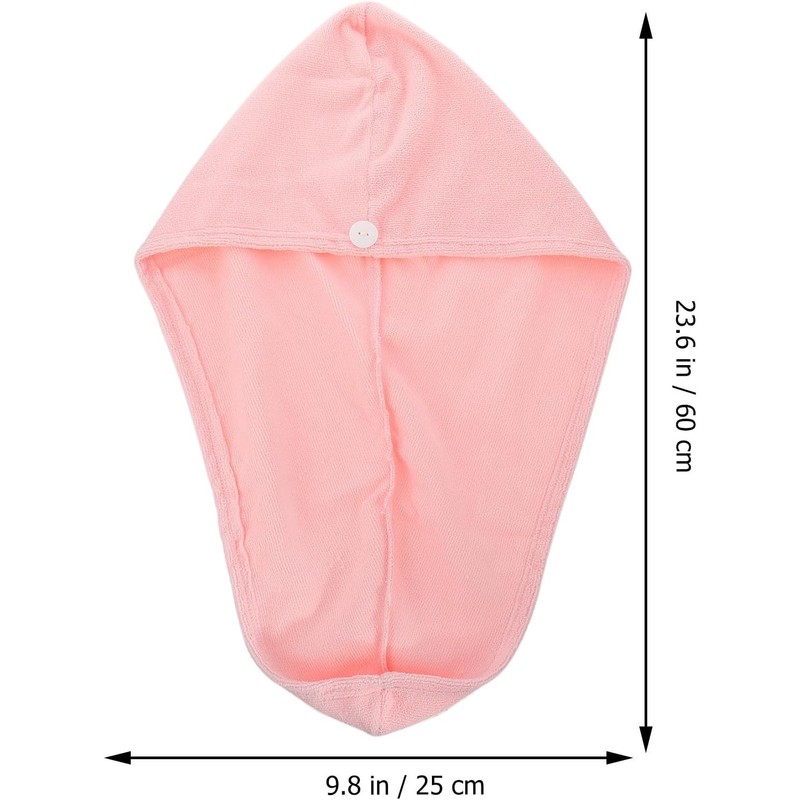 TEHAUX Toalla de Microfibra Gorro para Secar Cabello Largo para