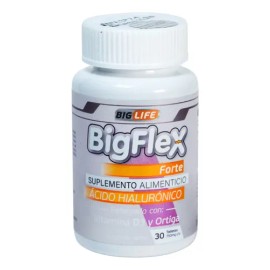 Ácido Hialurónico Big Life Vitaminas D3 Cúrcuma 30 Tabletas                                                                                           