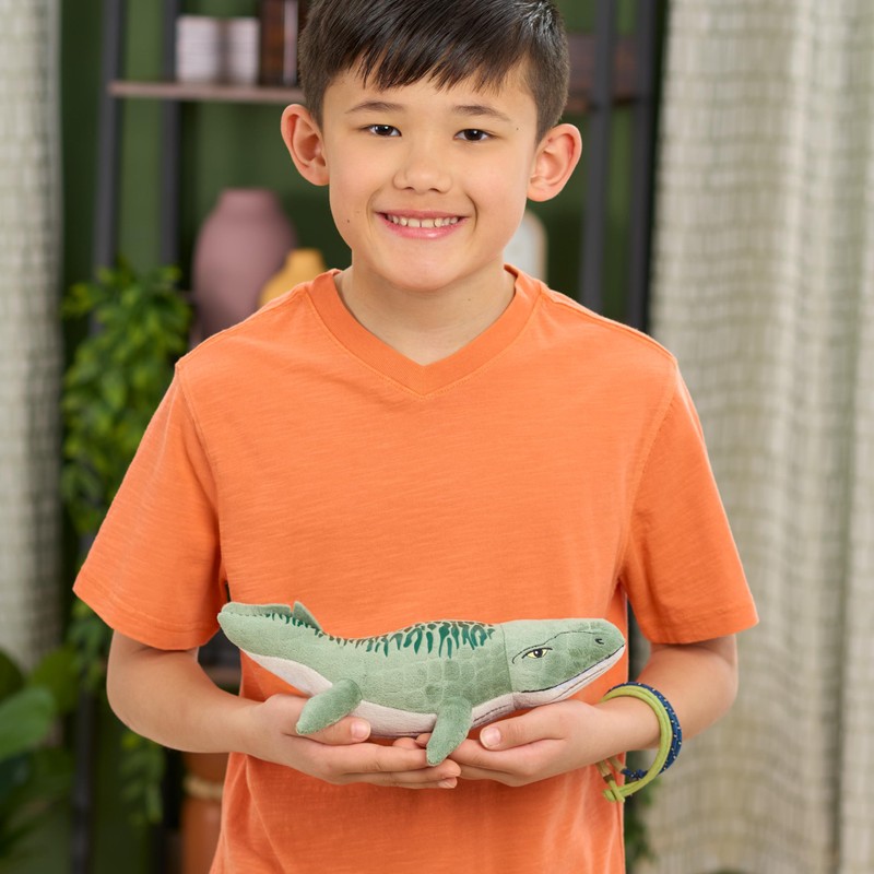 JURASSIC WORLD Small Plush - Mosasaur, Kids Toys for Ages